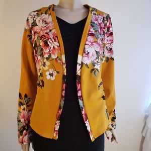 KAII Blazer w Sping Flowers Sz XL